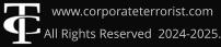 www.corporateterrorist.com All Rights Reserved  2024-2025.